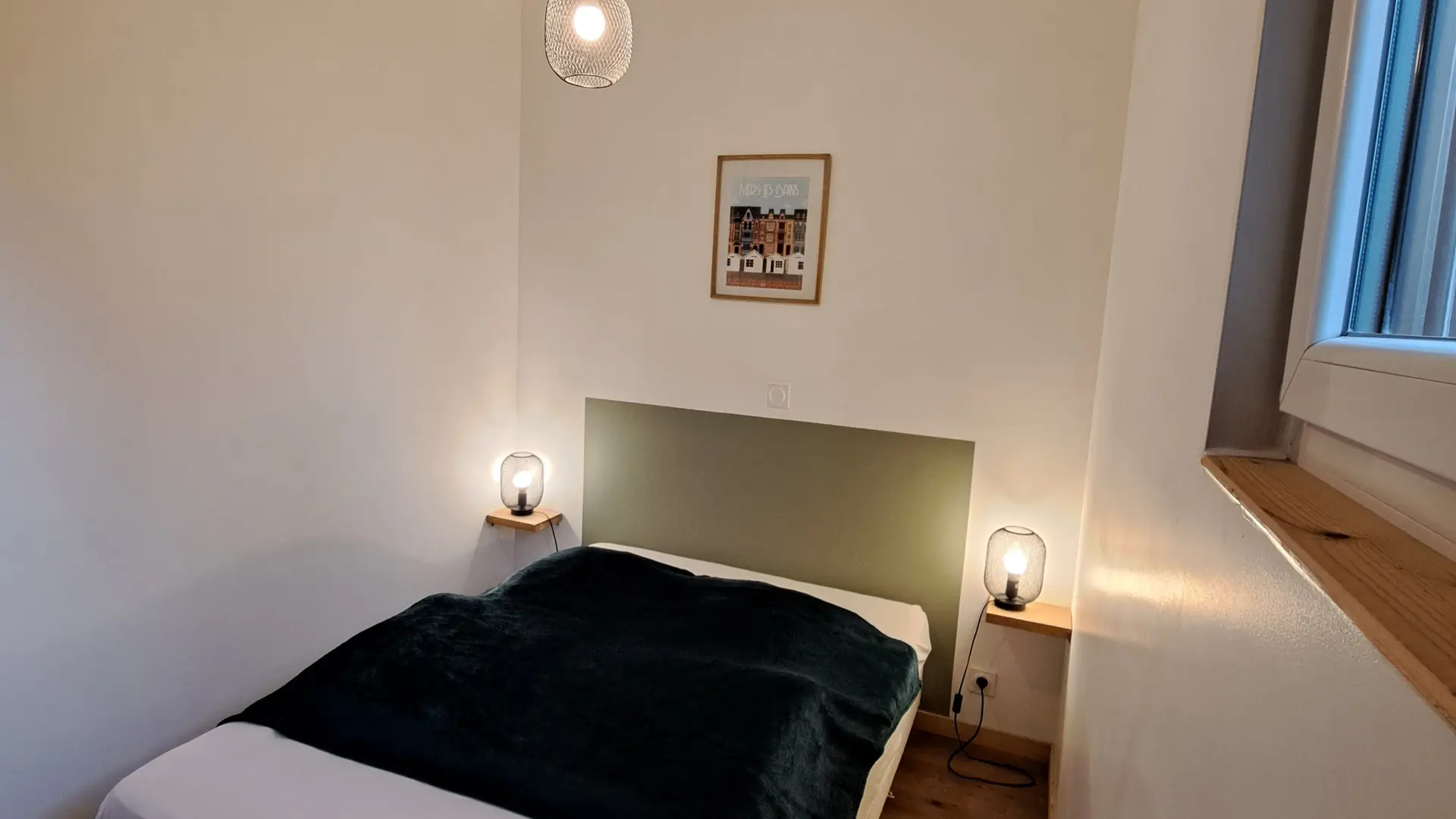 Chambre lit double