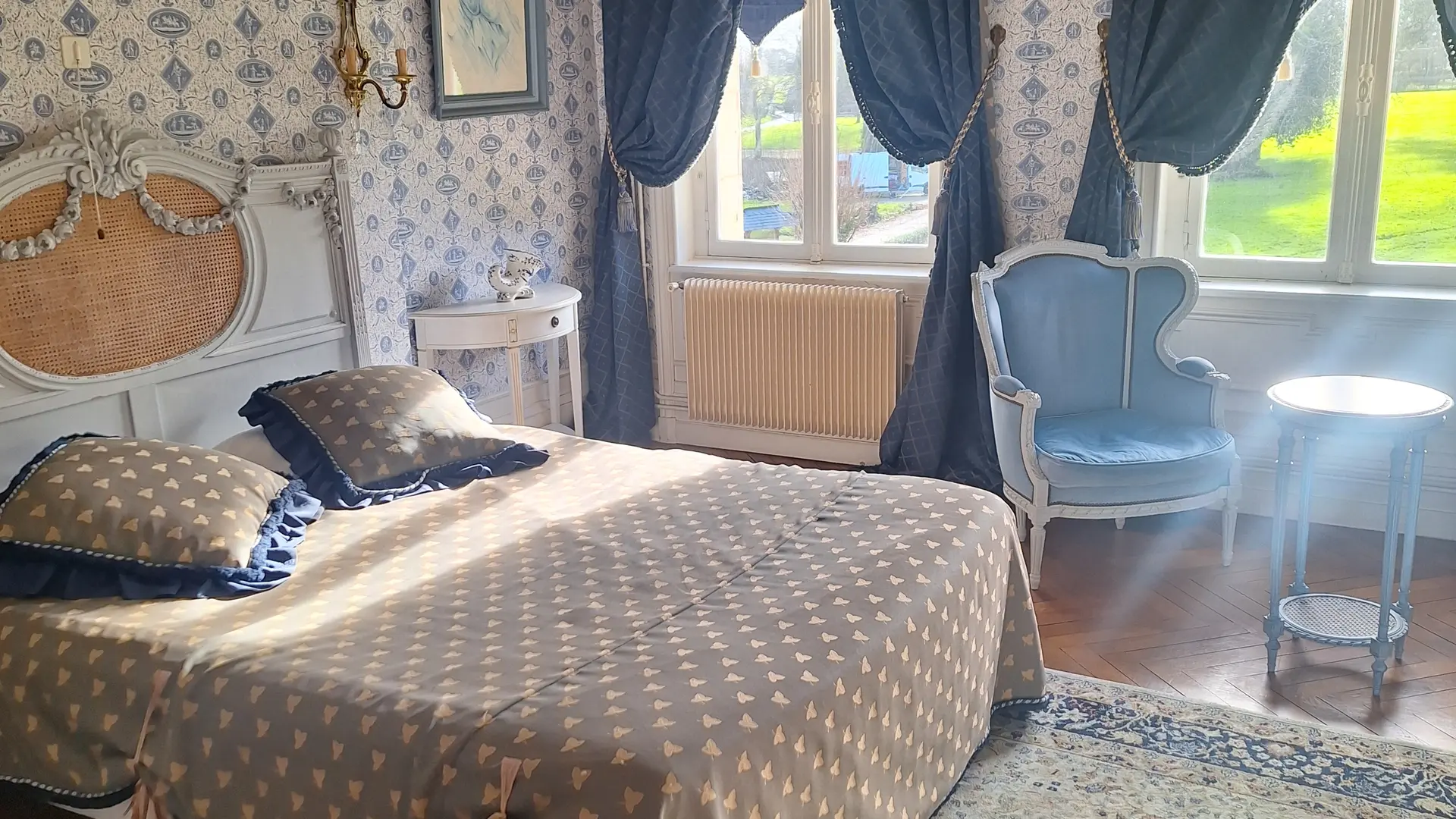 Chambre bleue