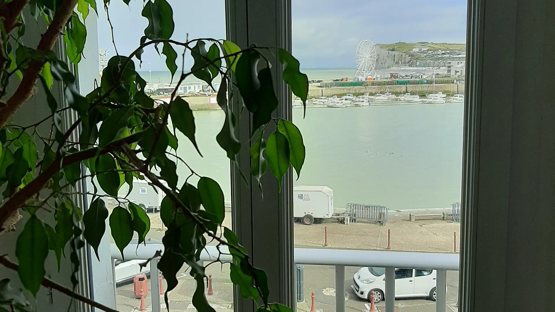 Vue depuis le canapé
