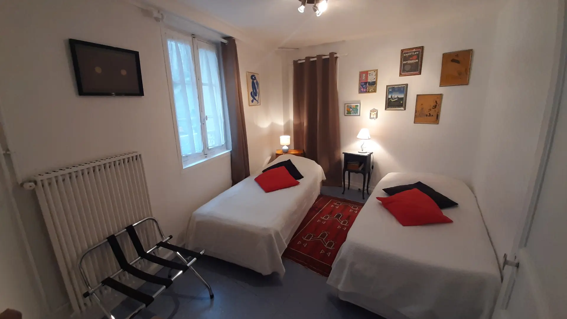 Chambre 2 lits