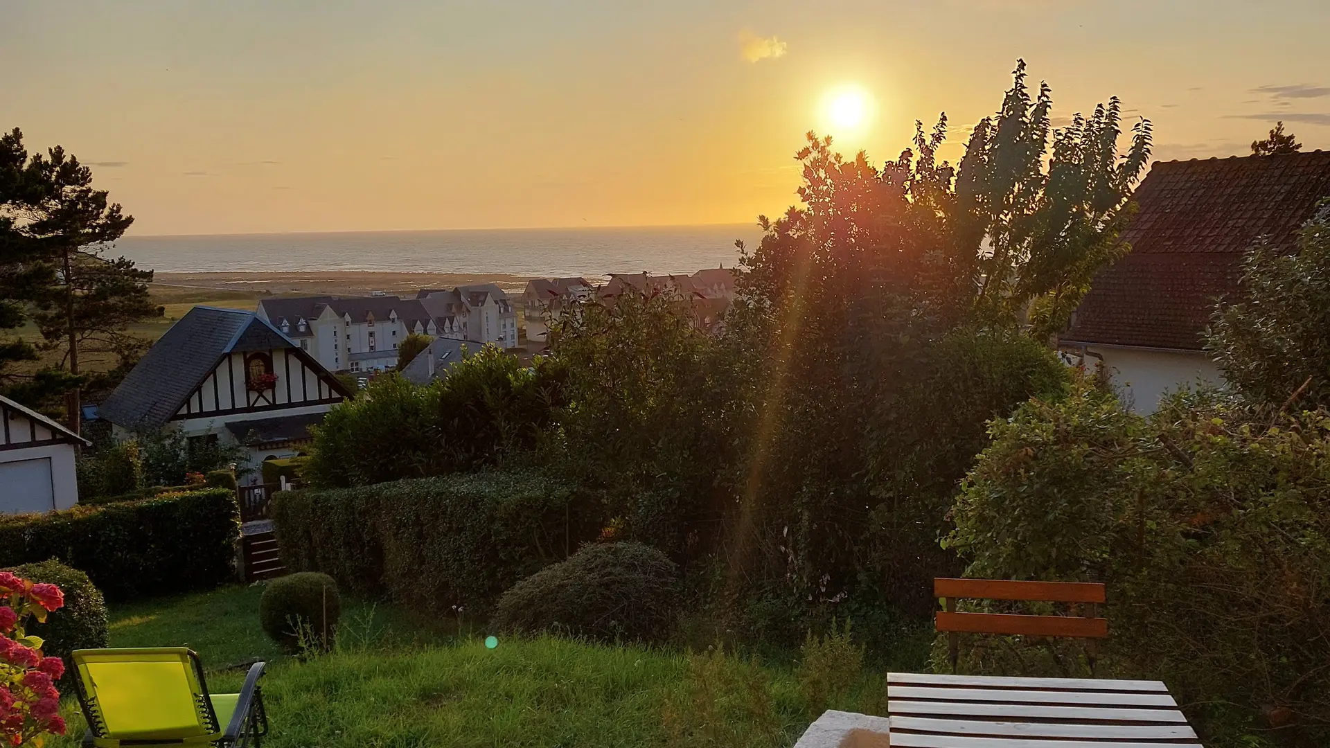 Coucher de Soleil depuis la terrasse
