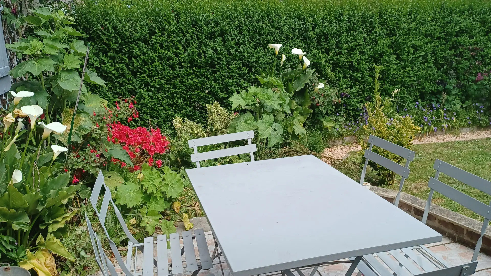 Terrasse du Gîte les Galets