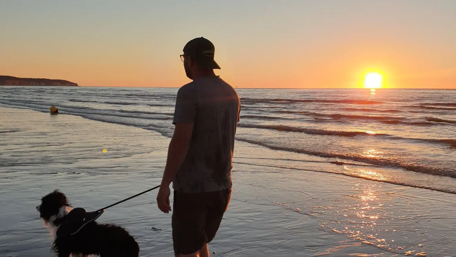 toutourisme - plage - balade - chien