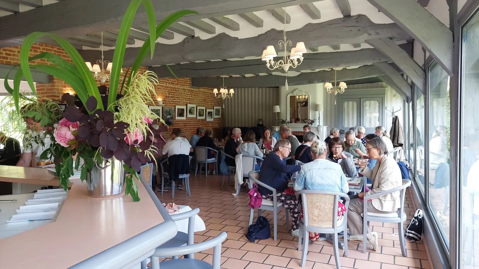 Accueil de groupe à la Terrasse Gourmande, Parc du Colombier à Offranville