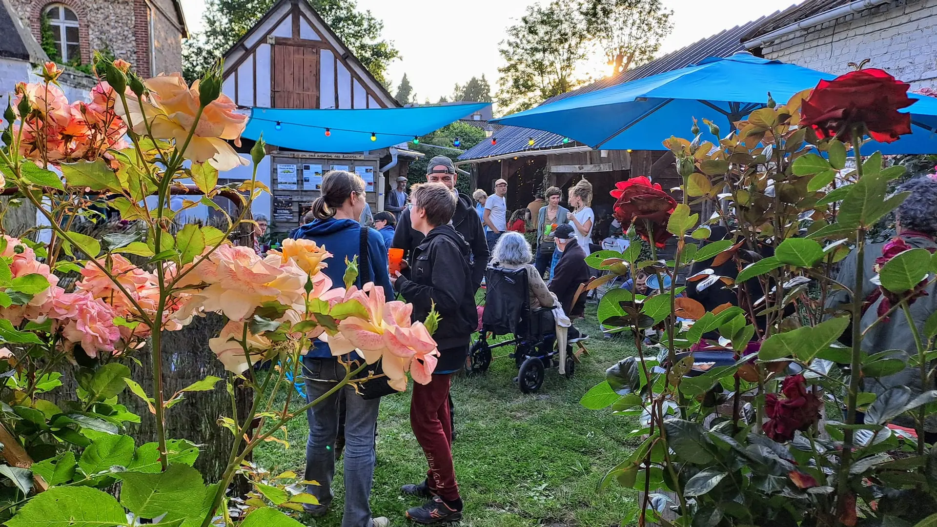 Ambiance musicale dans le jardin d'Oh Croco