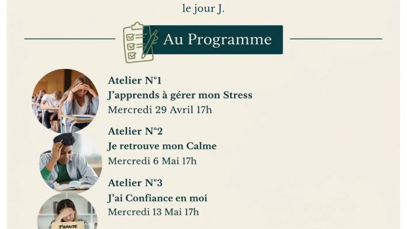 Ateliers Préparation aux Examens 2026