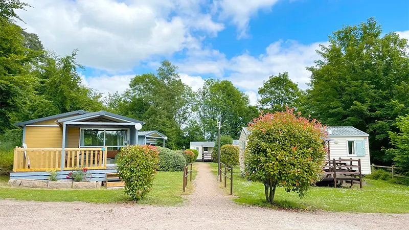 Camping Barre y Va vue extérieure  Villequier Rives en Seine Caux Seine tourisme