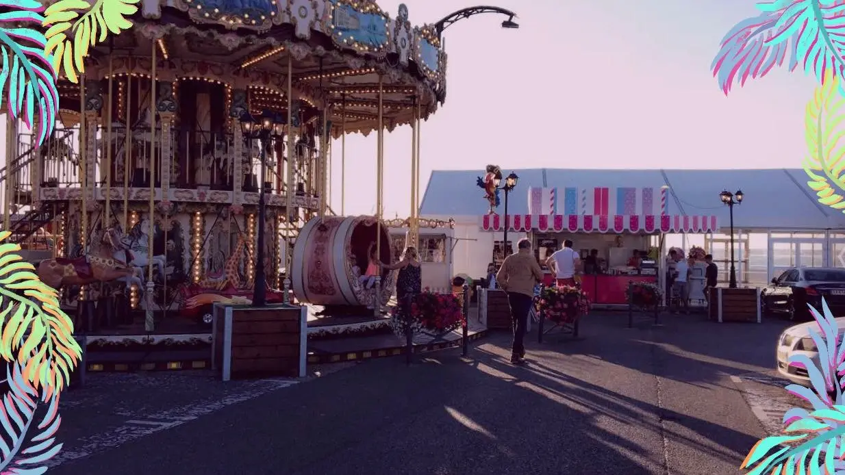 Carrousel 1900 -  LE TREPORT - Glacier - 2019