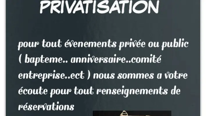 Chez Dave Affiche Privatisation