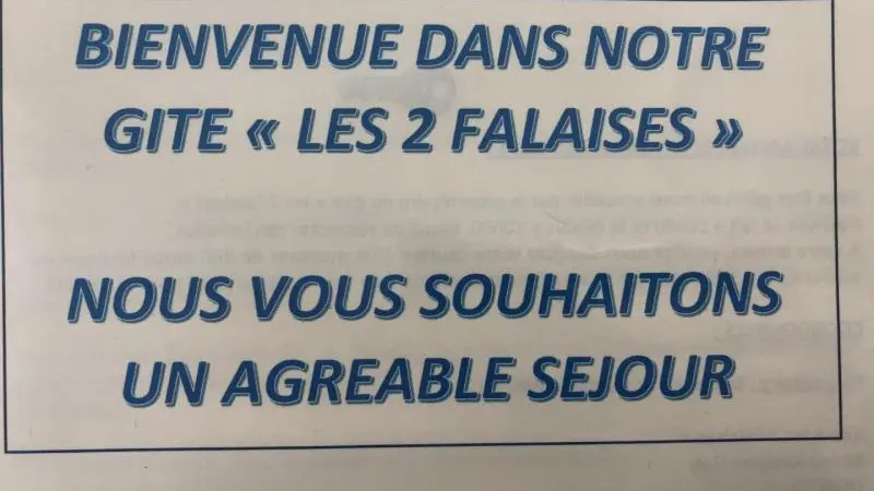 Le Gîte des 2 Falaises