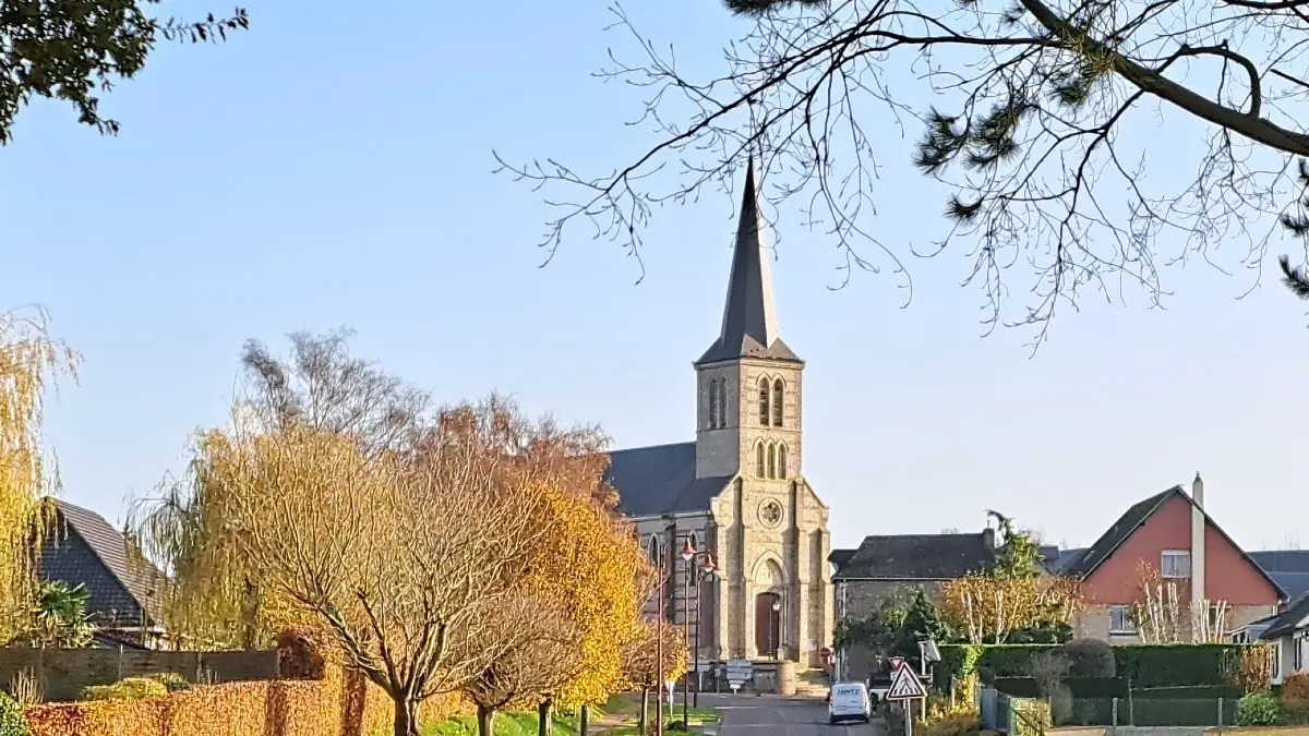 Le village de Gerville en automne