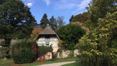 Gîte manoir du Perroy la maison de pierres Extérieur  Saint Wandrille Rançon Rives en Seine Caux Seine Tourisme Mme Krzyczkowska Caux 2019