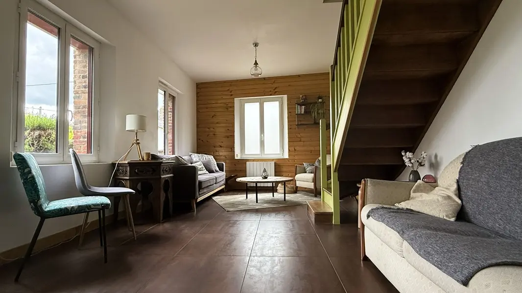 Gite-du-bout-d-caillou-Cailly-proche A 28-Rouen-salon