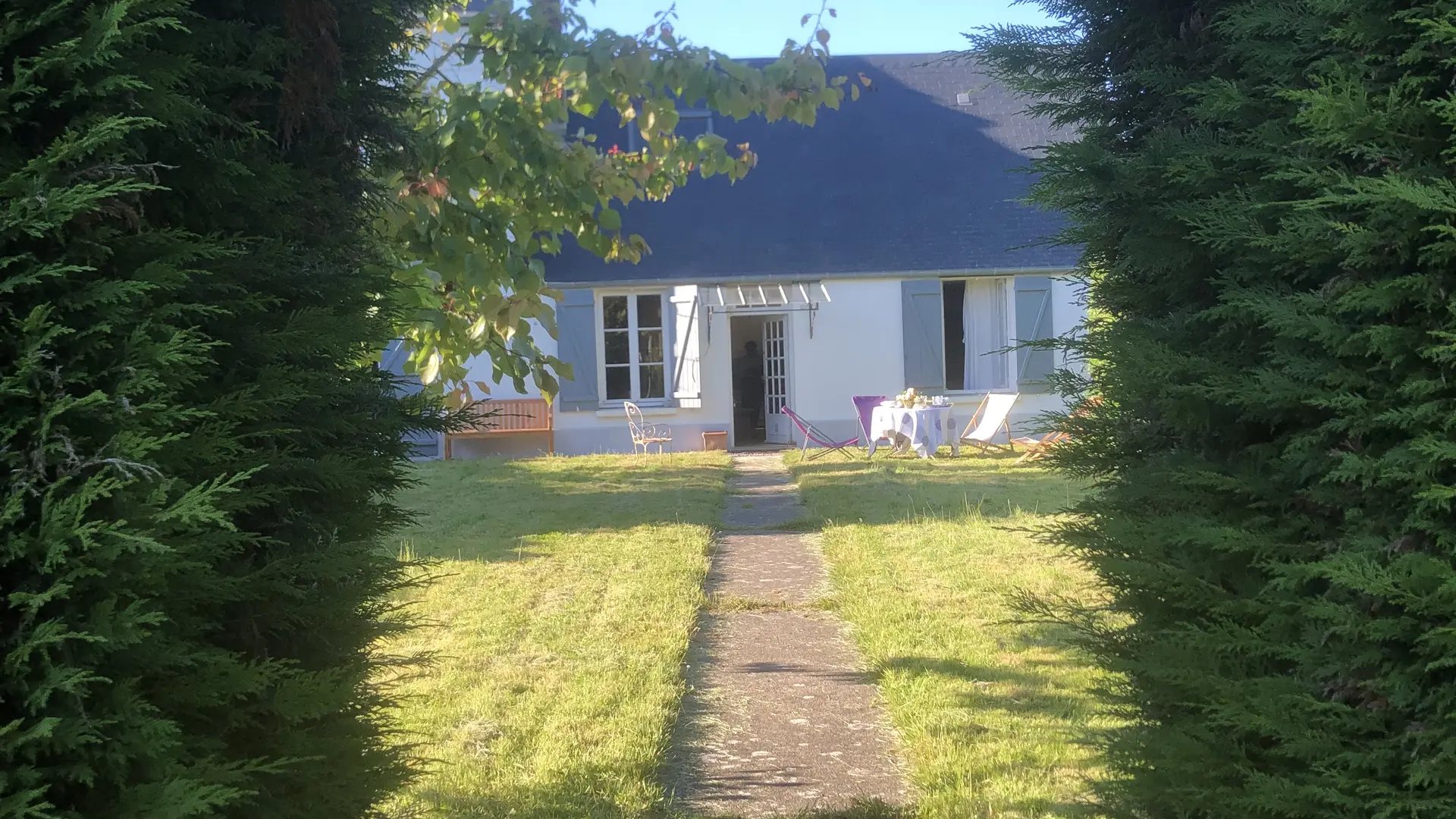 La Maison blanche à Tocqueville en Caux