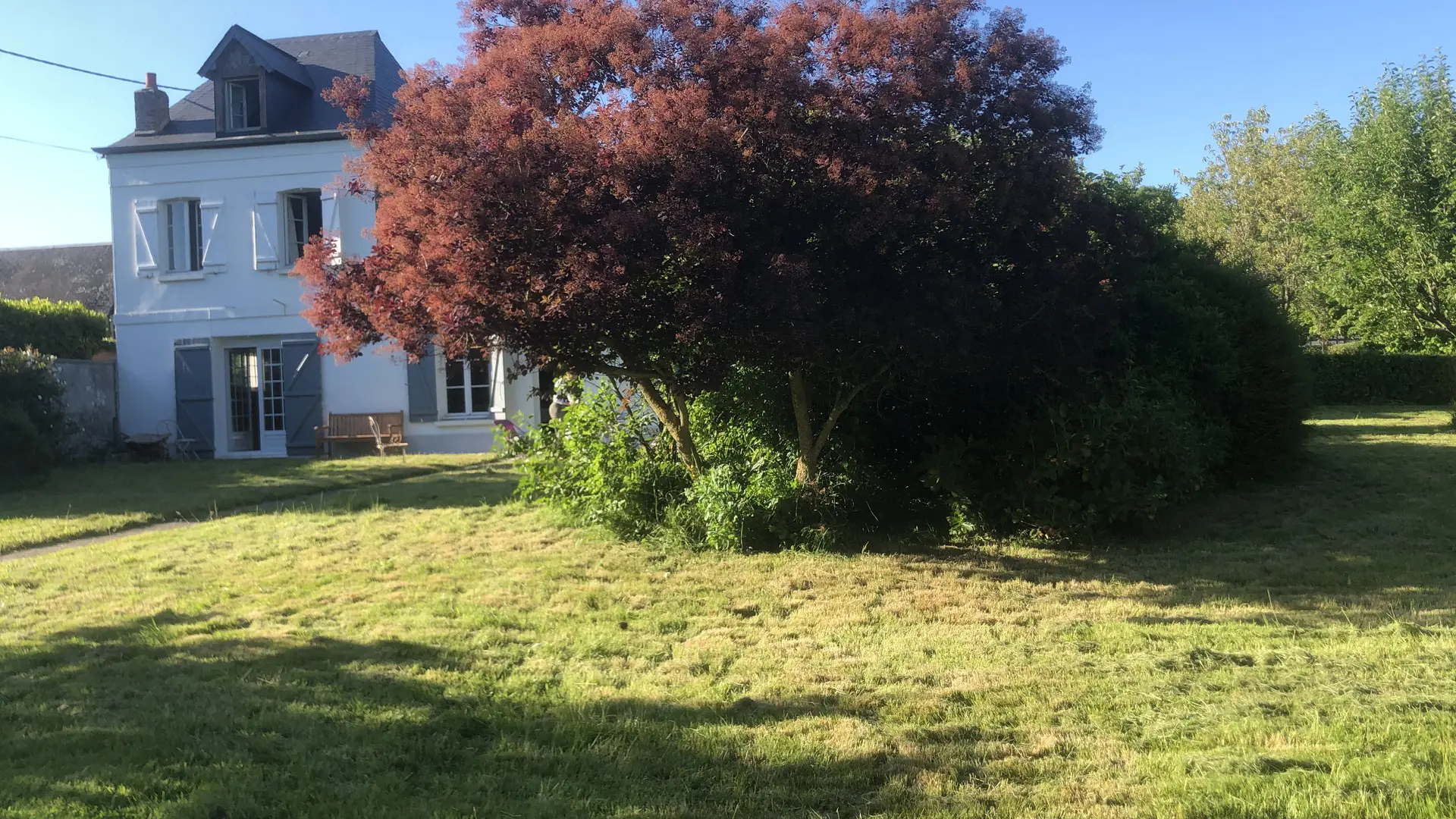 La Maison blanche à Tocqueville en Caux