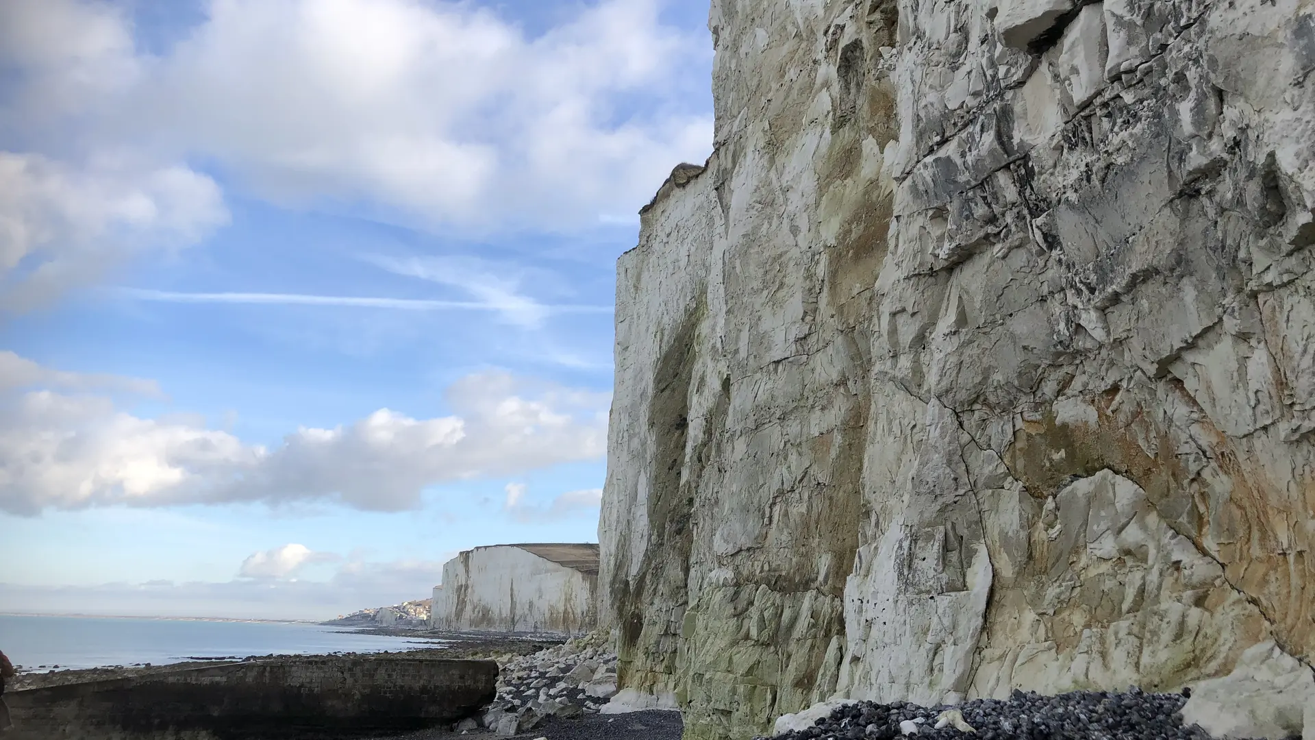 Les falaise d'Ault au Bois de Cise