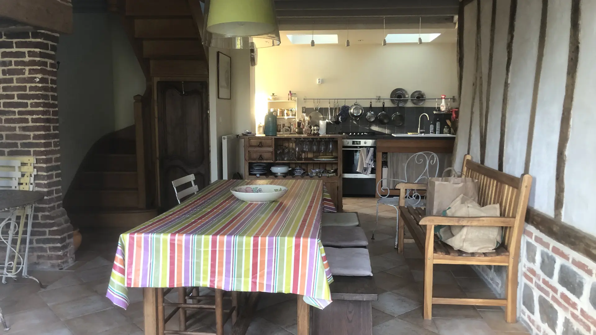 La Maison blanche à Tocqueville en Caux