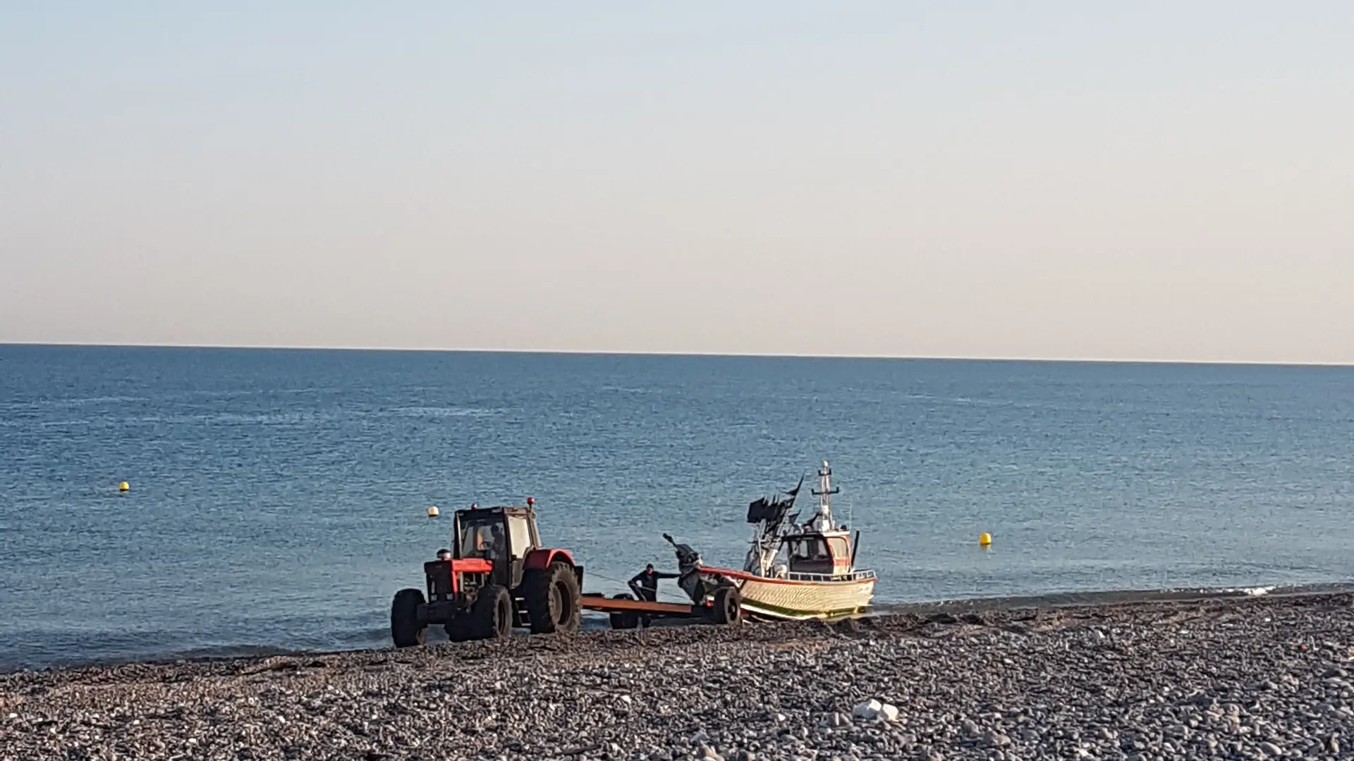 Doris sur la plage