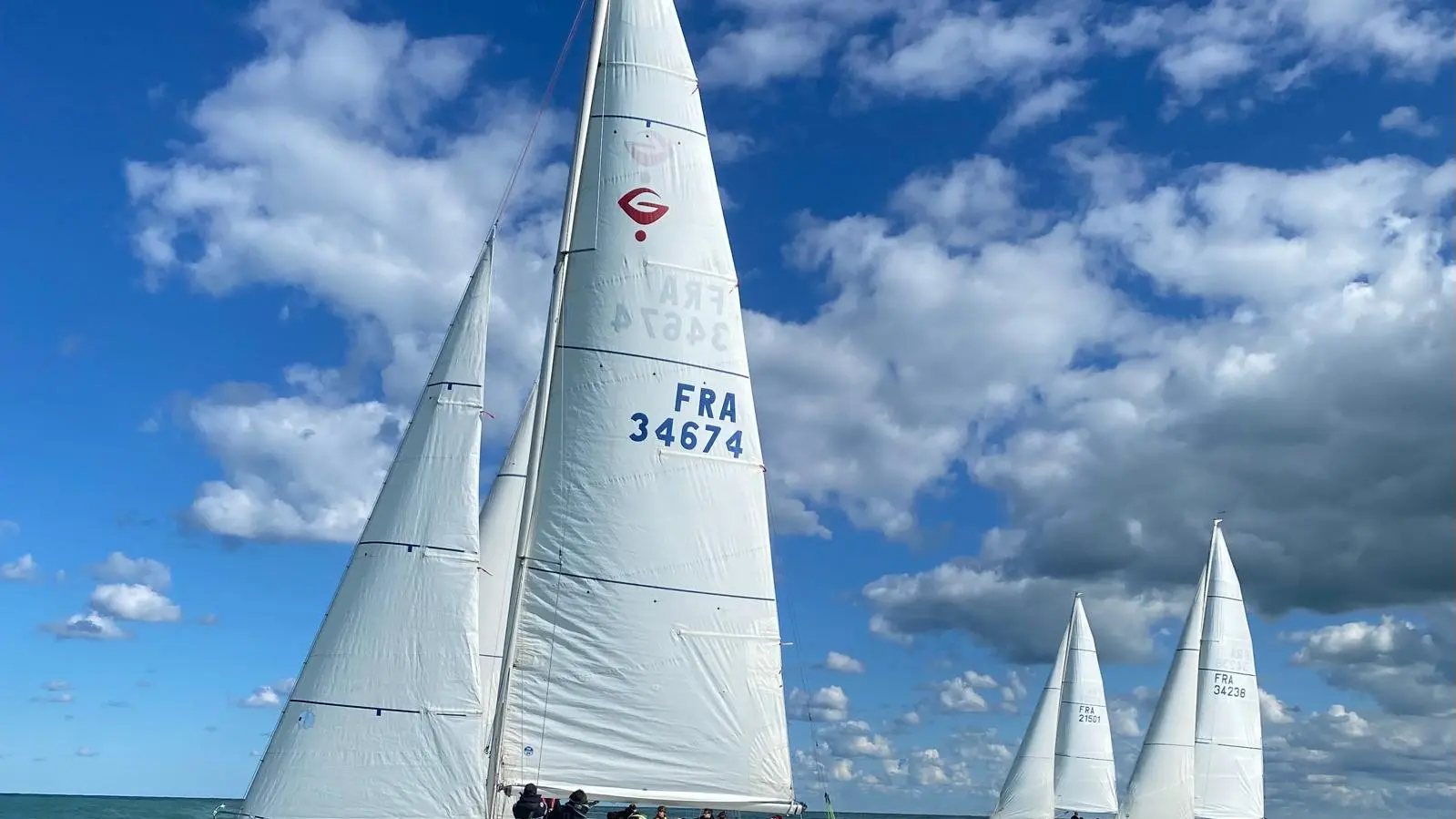 Sortie en mer à plusieurs bateaux