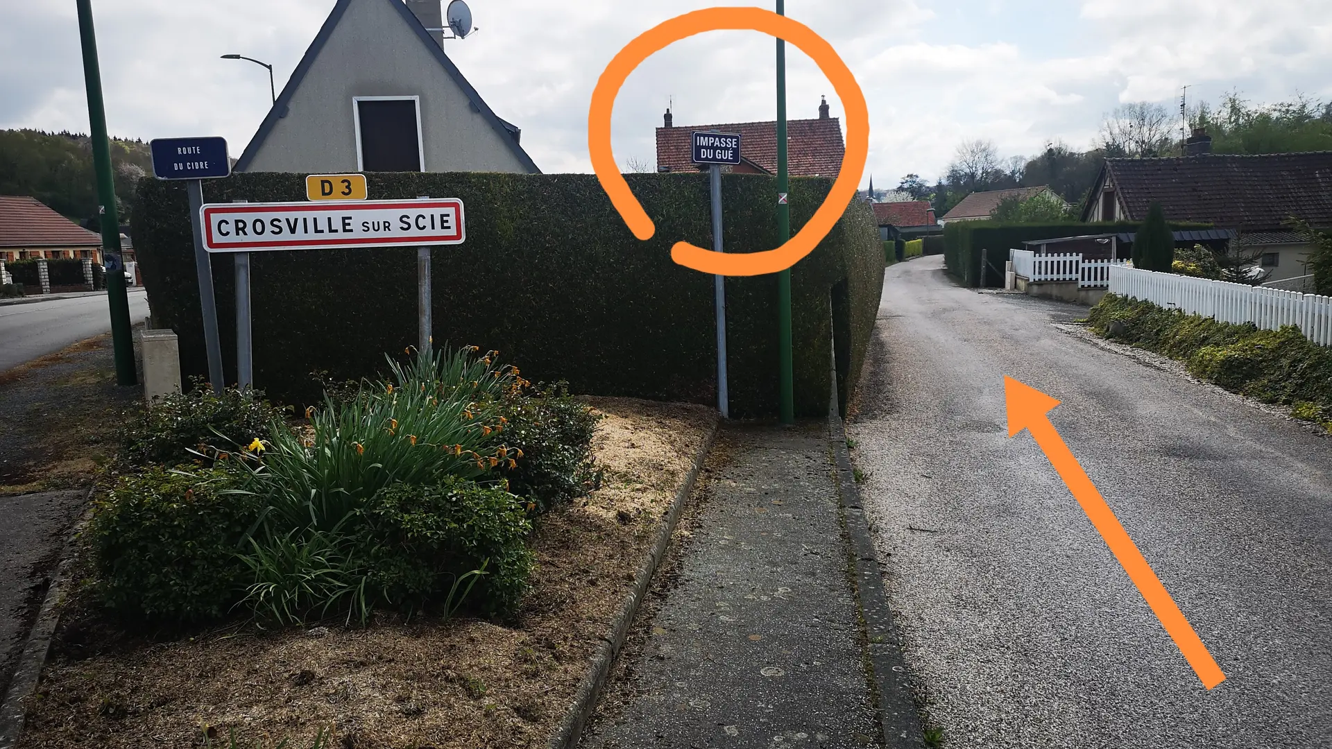 aide directionnelle pour l'arrivée