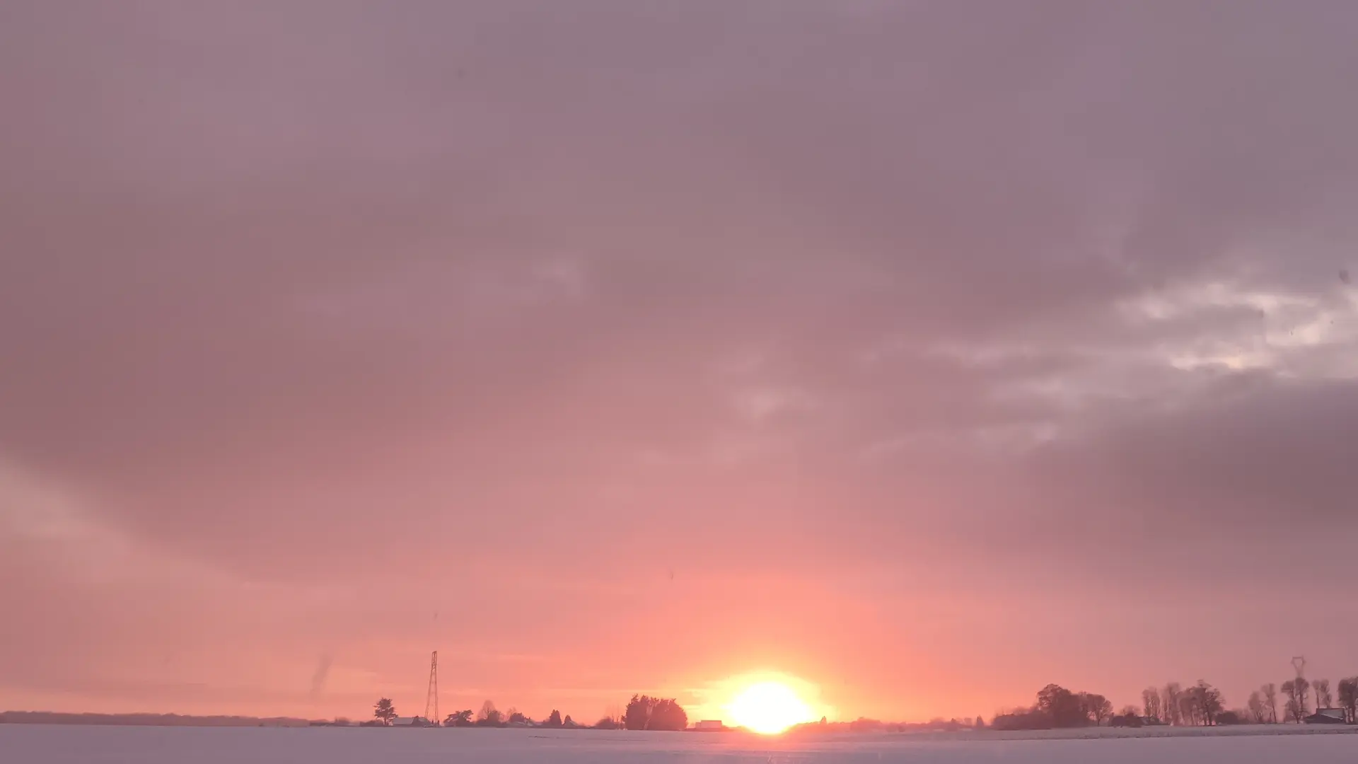 Levé de soleil à louvetot