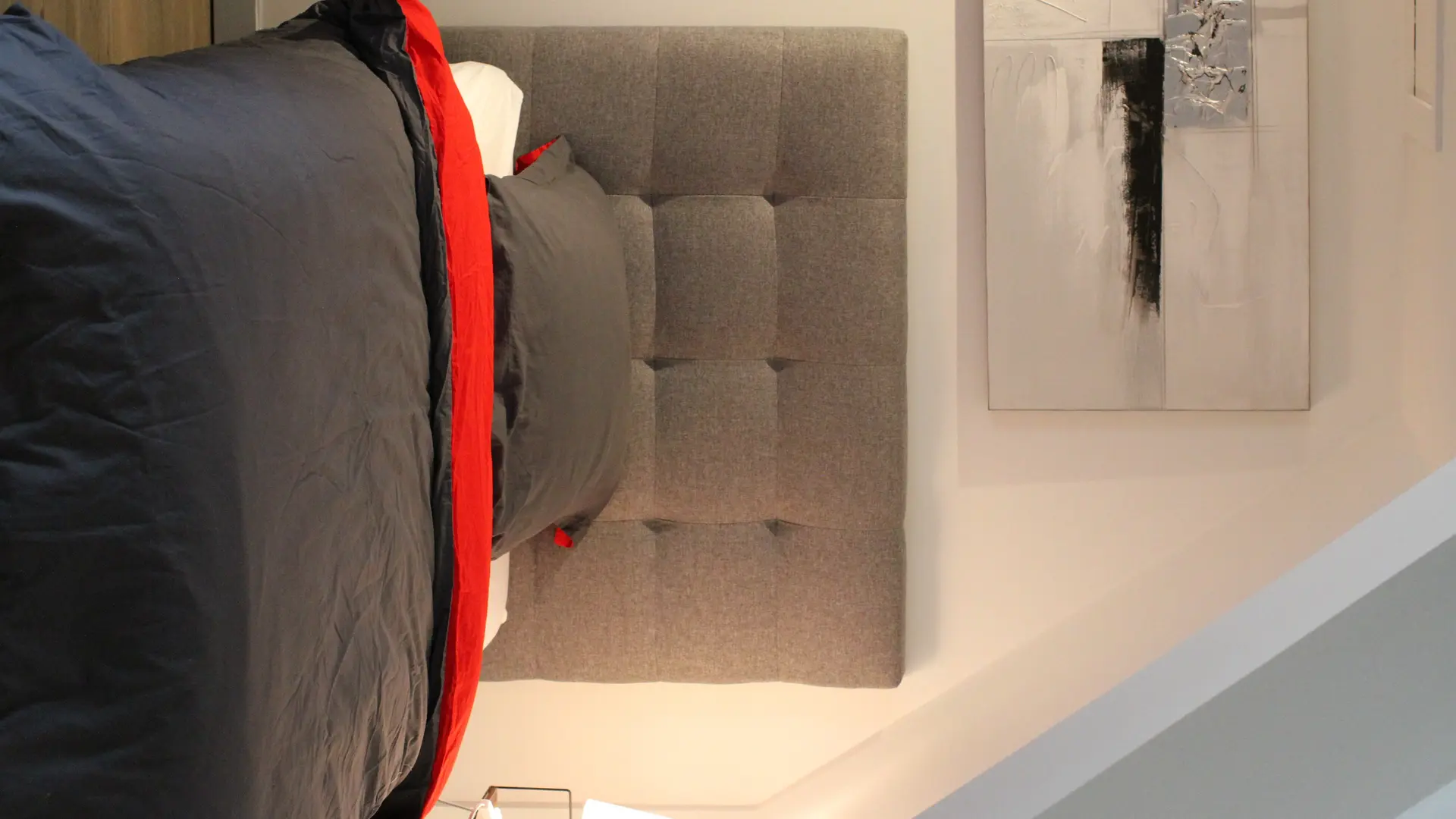 Détail d'un lit de la chambre n°4 (dotée de 2 lits 90X190)