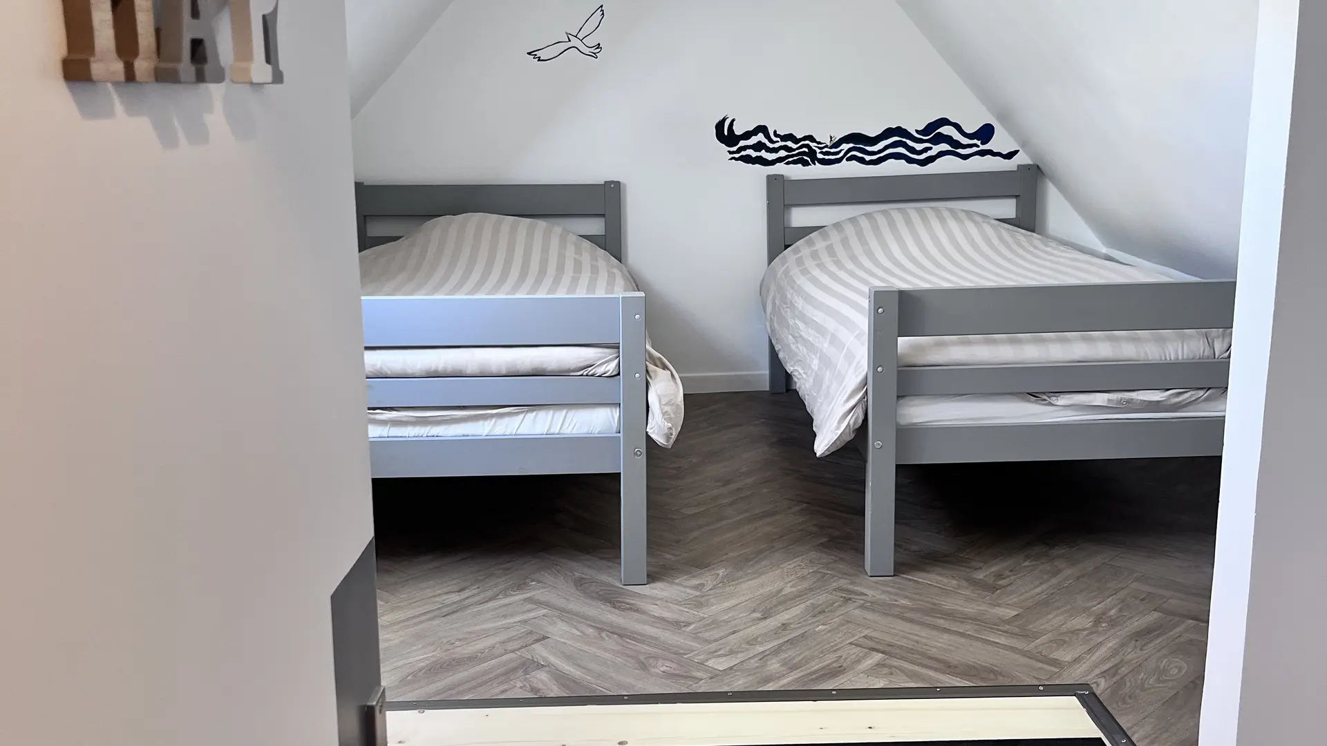 Chambre enfant 2 lits à l'étage