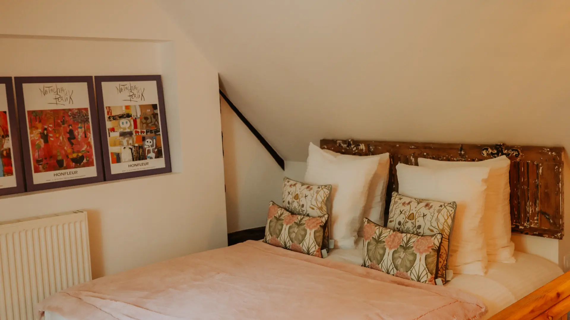 Chambre ouverte en mezzanine