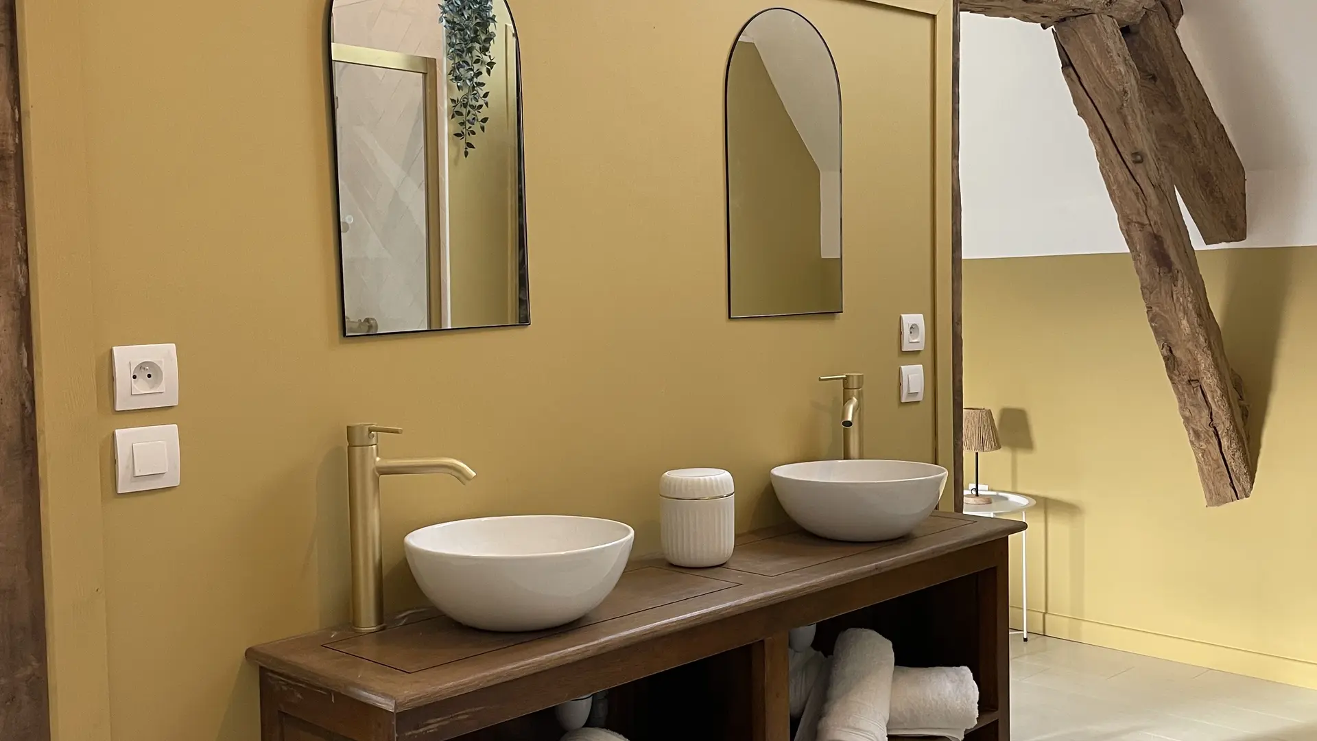 Salle de bain d'une suite