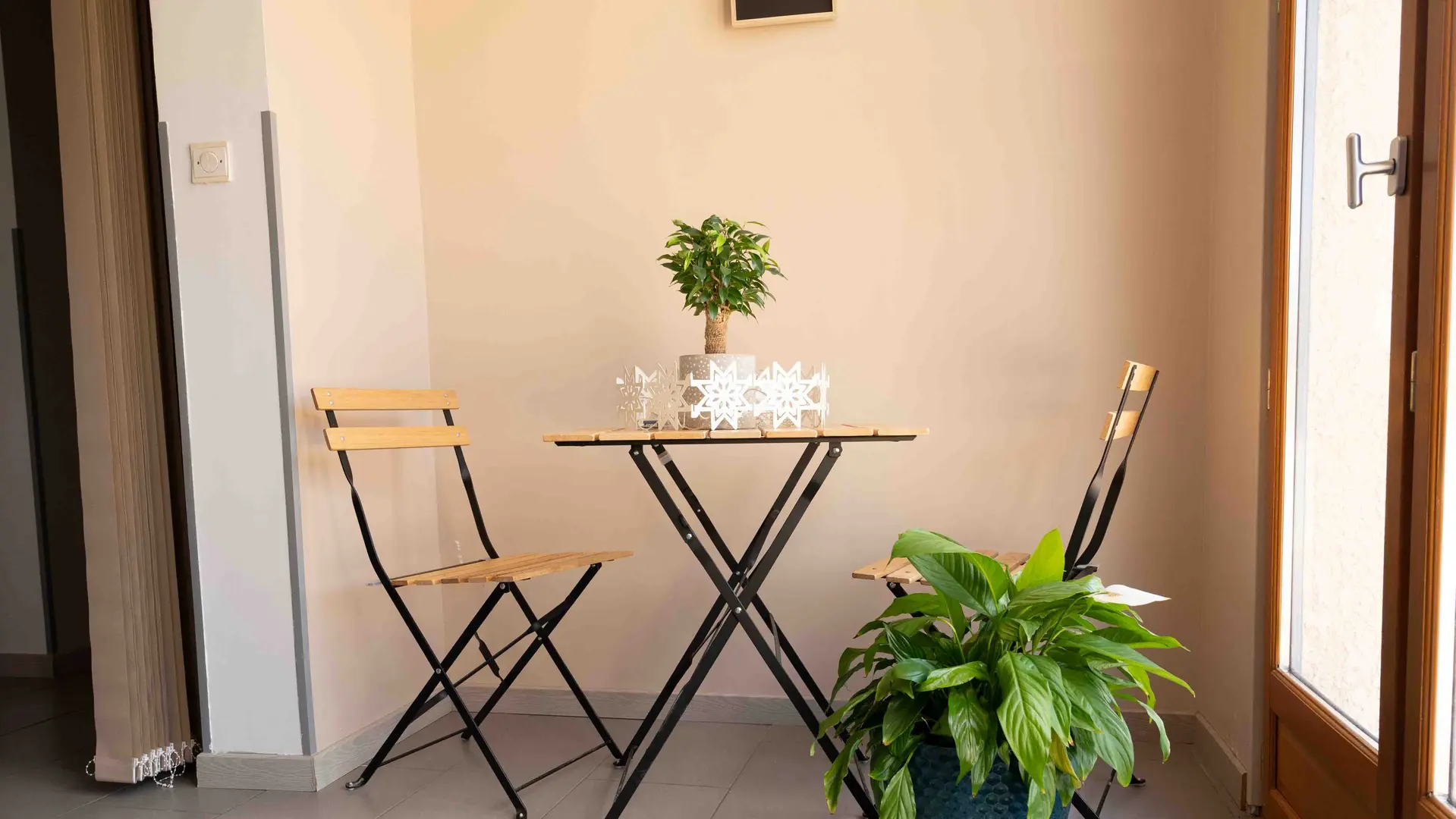 Entrée table pour extérieur