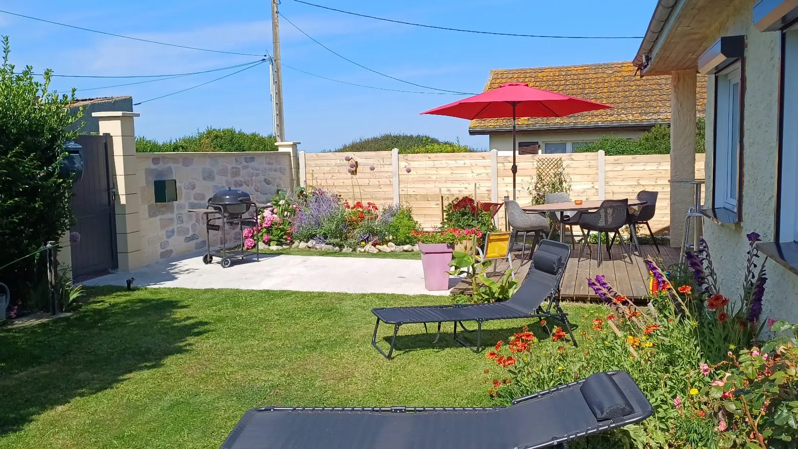 JARDIN côté sud ouest