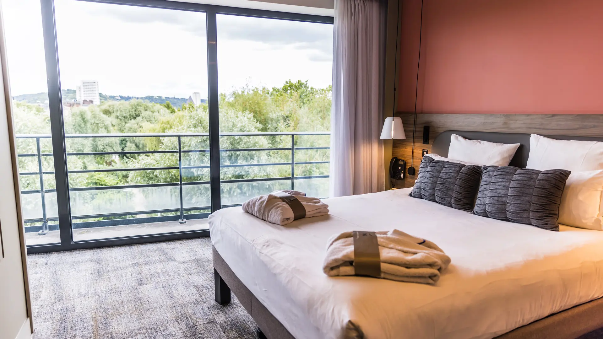 Novotel Suites Rouen - Chambre double vue seine