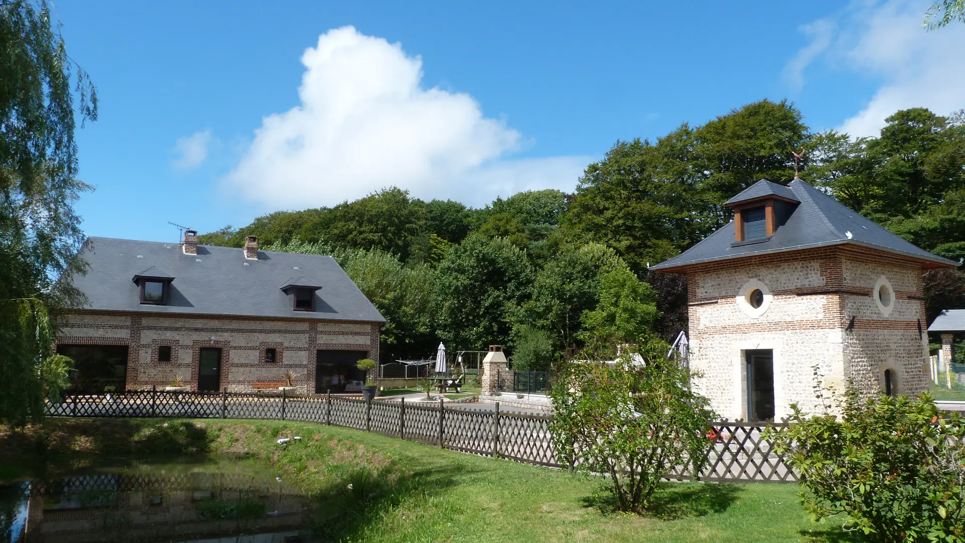 Vue sur le domaine