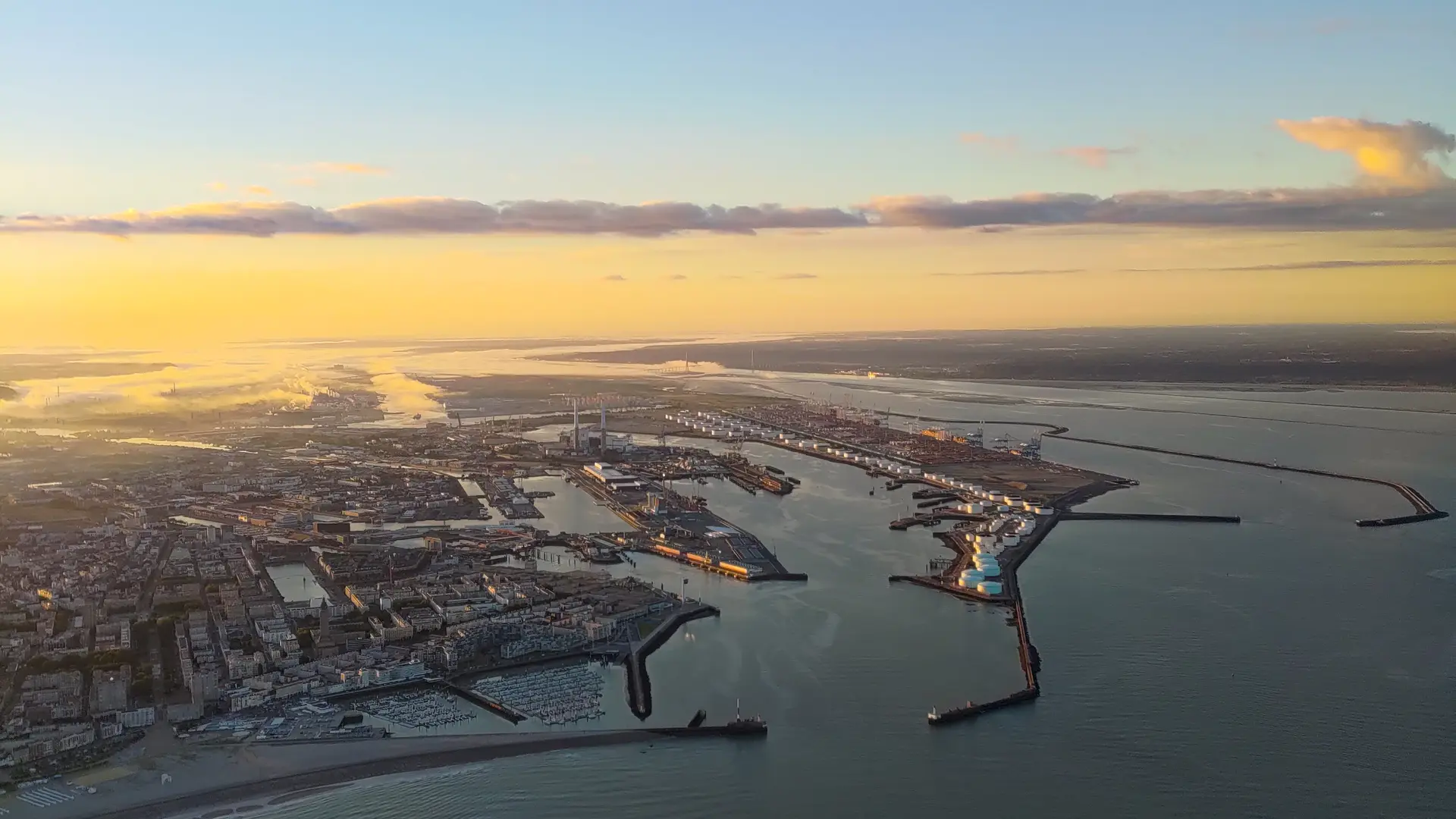 Le Havre vue du ciel