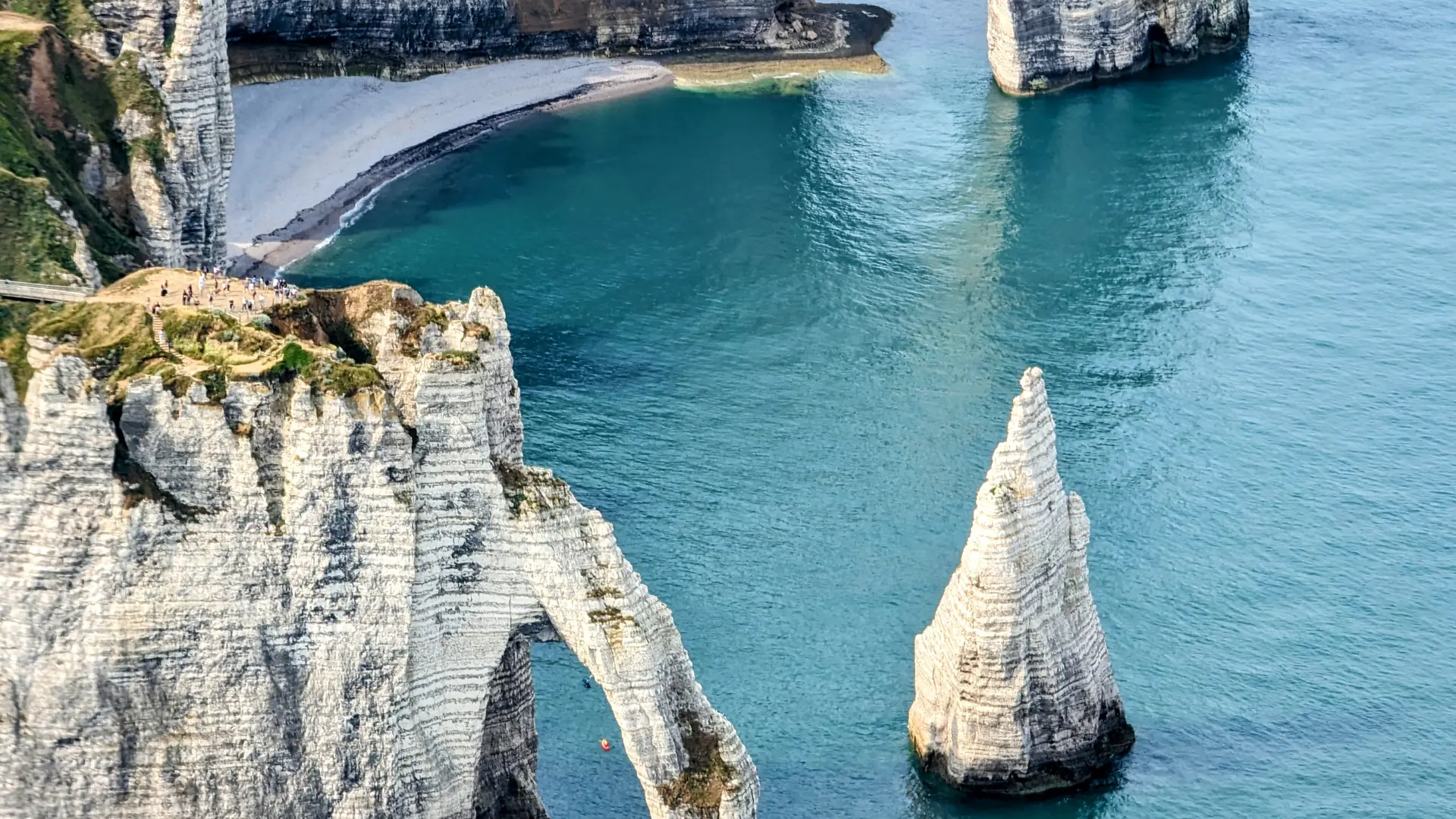 Etretat vue du ciel