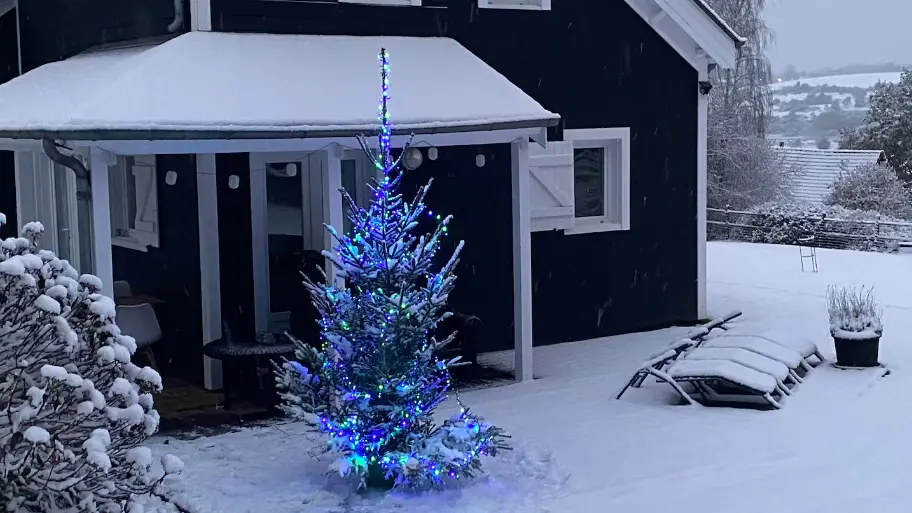 Gite sous la neige