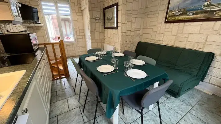 R0RDC Cuisine - Table à manger sans 1 rallonge (6 personnes) v2
