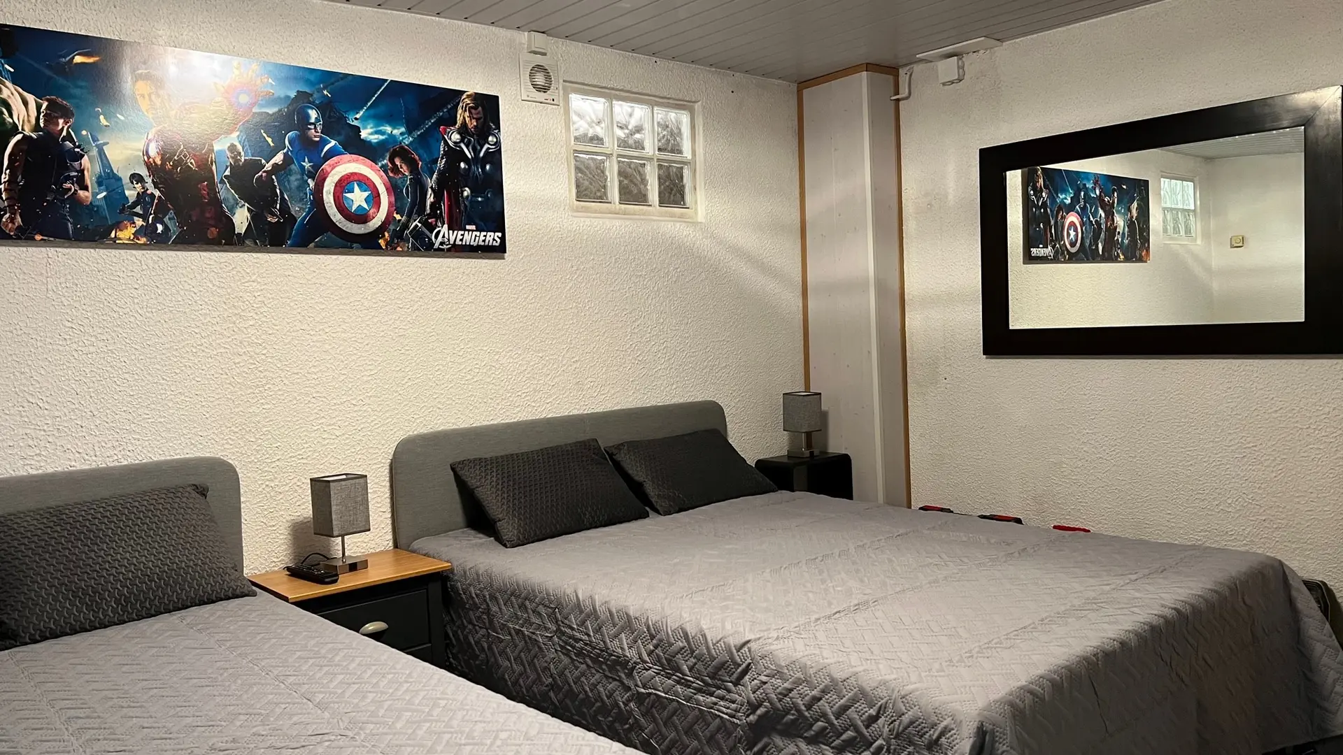 RDC Chambre 1er lit 2 personnes 140x190