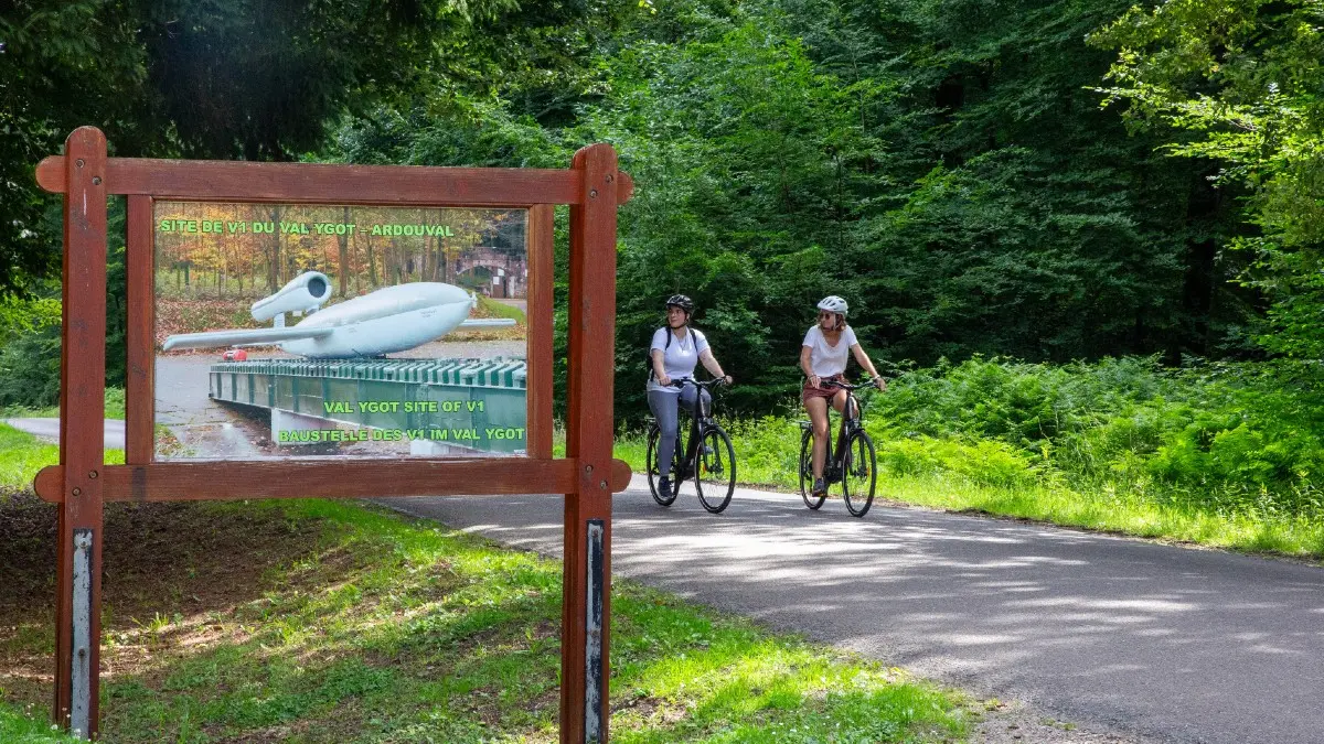Le site du Val d'Ygot à vélo