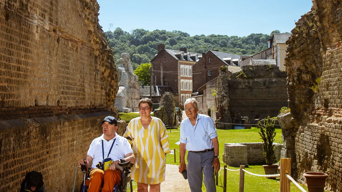 Théâtre Gallo Romain de Lillebonne vue 3 Caux Seine Normandie Tourisme