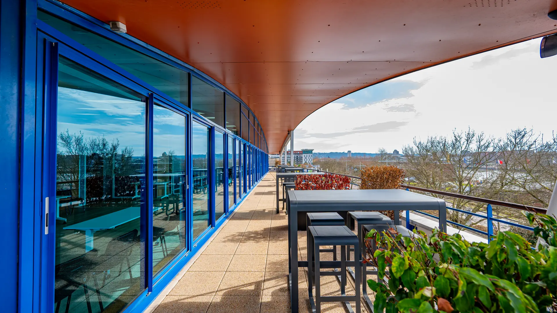 Terrasse des salles panoramiques - 3ème étage