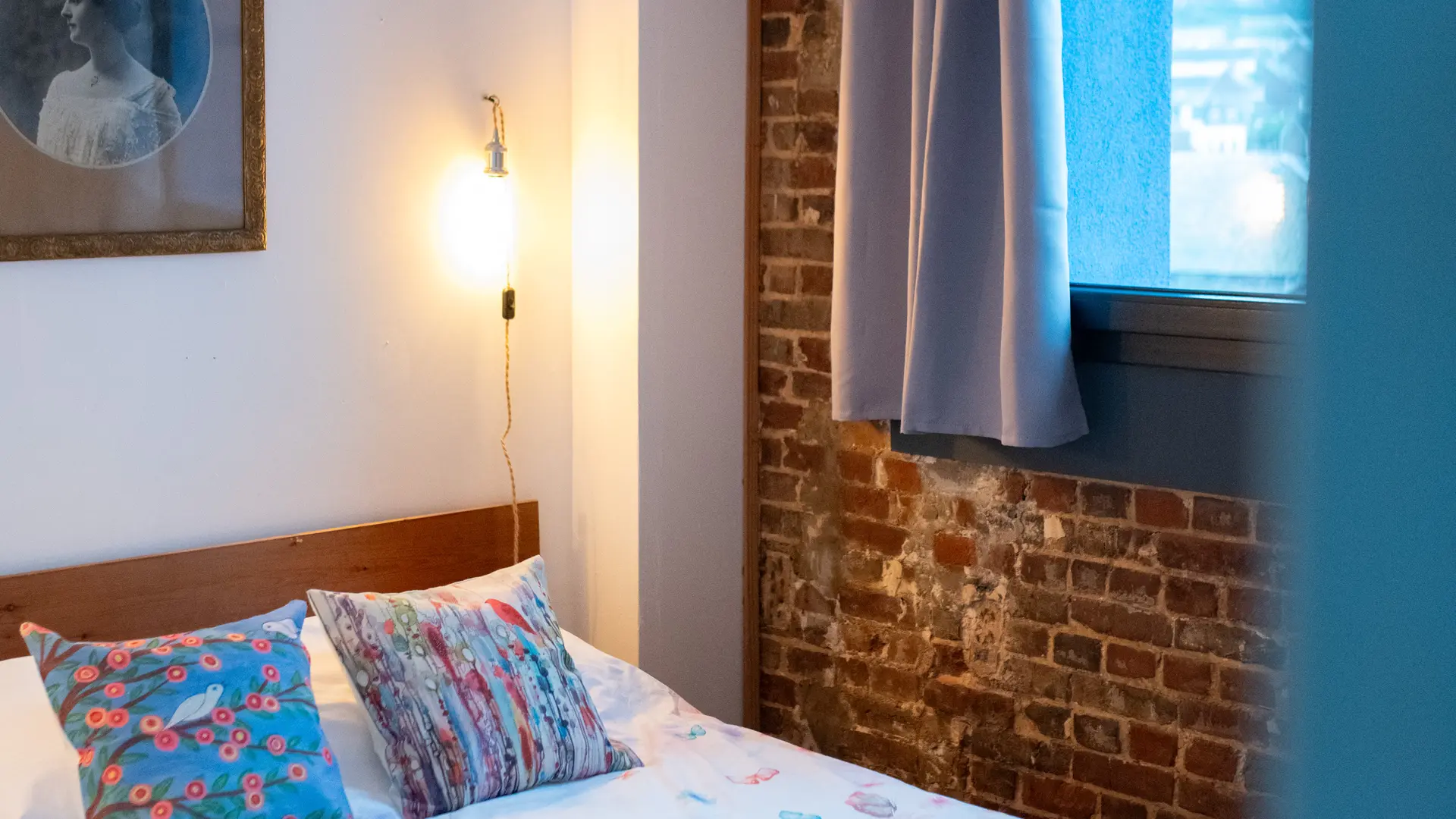 Chambre 2 avec lit double et vue mer