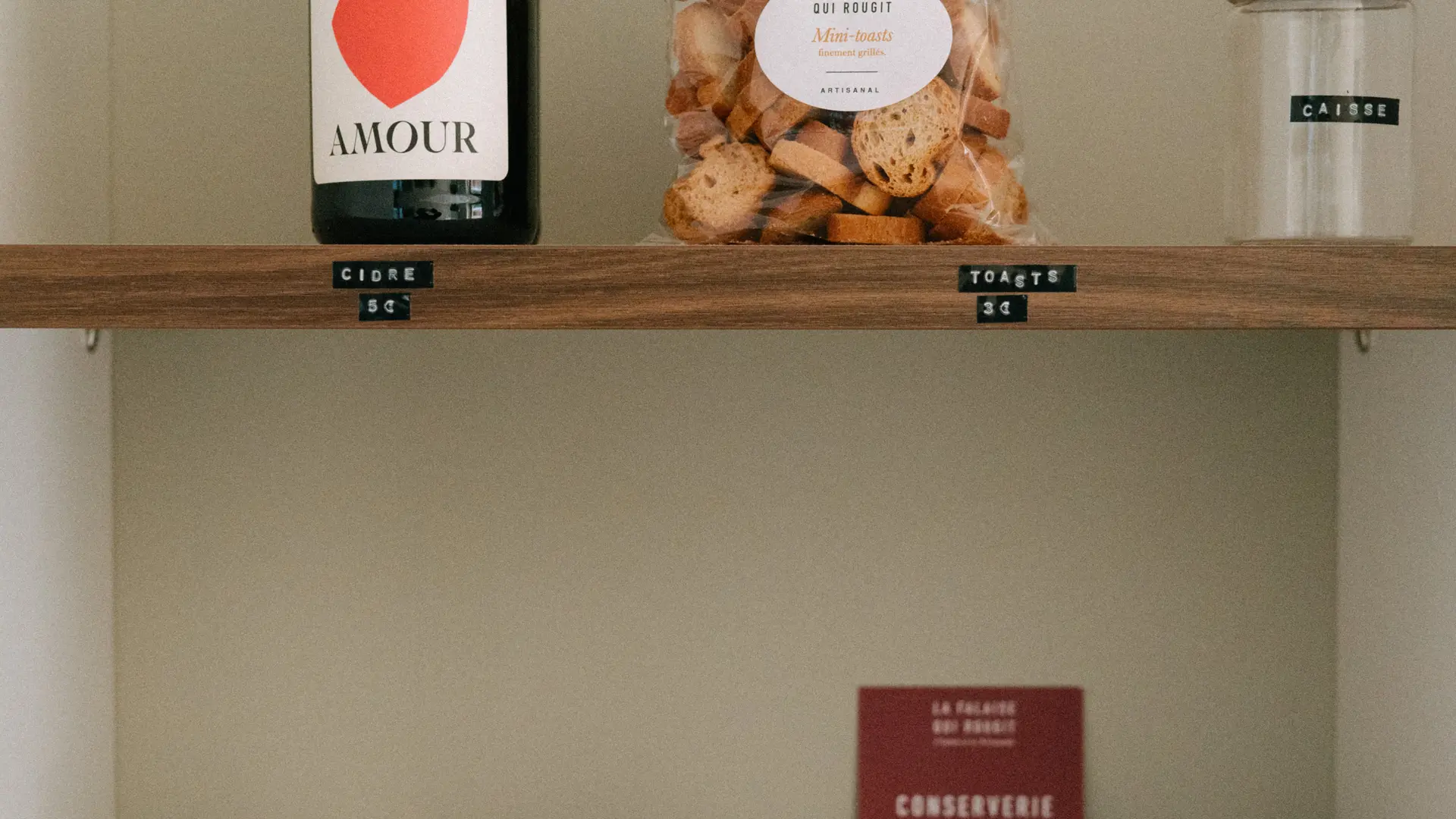 Epicerie fine La Falaise Qui Rougit.