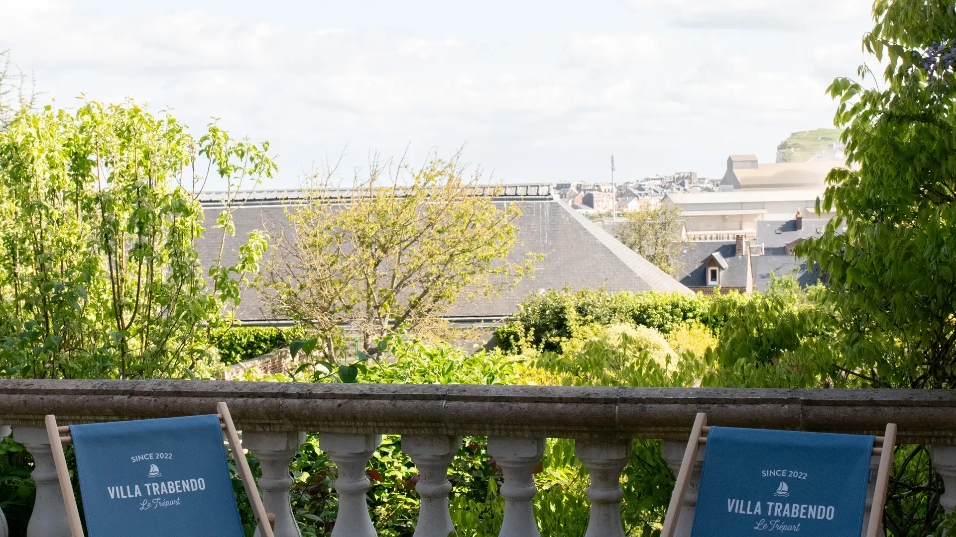 Jardin/terrasse et vue mer