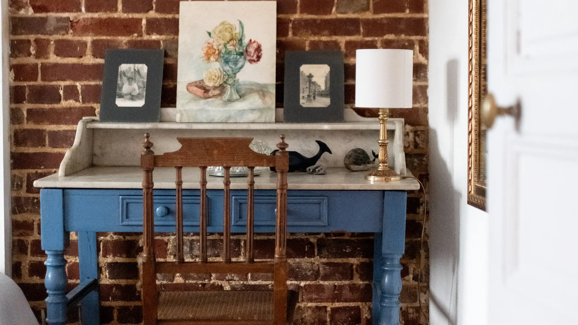 Chambre 4 avec lit double et vue mer