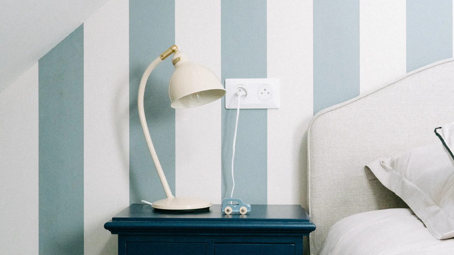 Chambre 1 à lits simples pour enfants au 2ème étage.