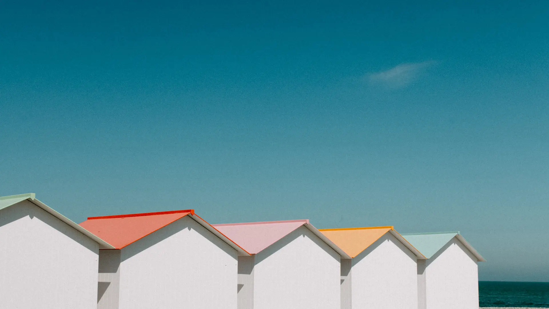 Cabines de plage du Tréport