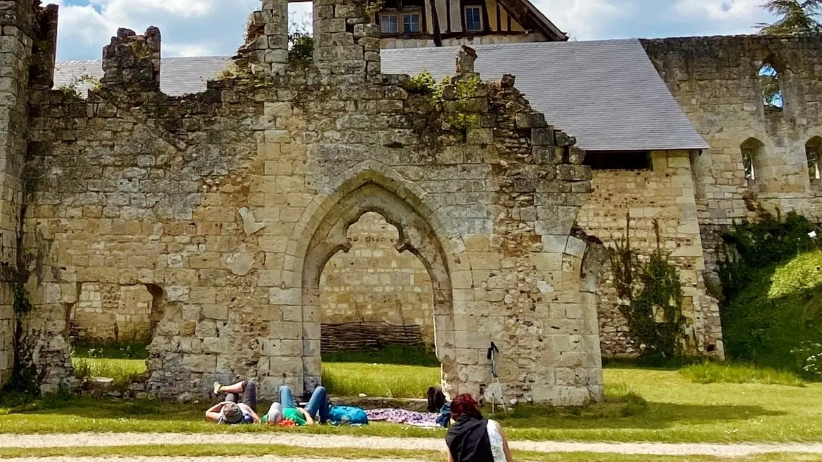 Abbaye-de-Mortemer vue sur les ruines