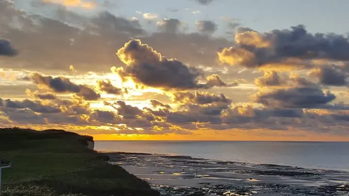 Vue sur mer depuis le gîte