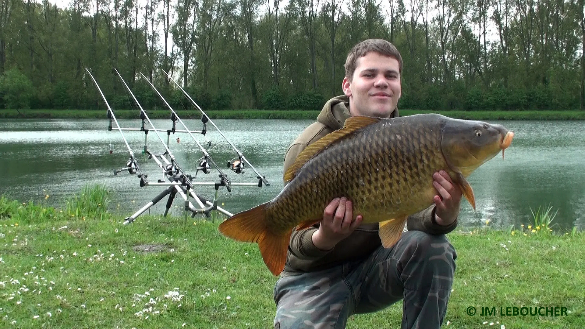 Belle prise sur l'étang